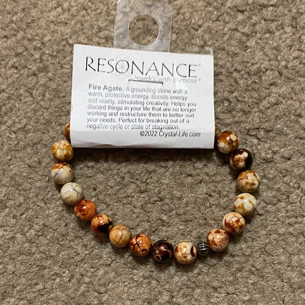 Fire Agate Bracelet